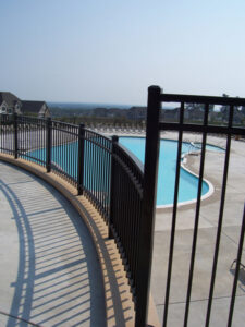 ornamental pool fence