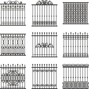 curb appeal iron fence