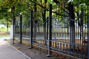 hercules custom iron commercial fence